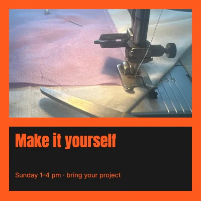 Make it yourself · open studio ticket