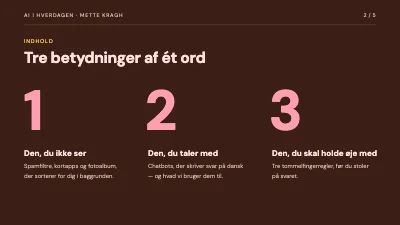Side 2 af Foredrag om AI i hverdagen