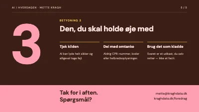 Side 5 af Foredrag om AI i hverdagen