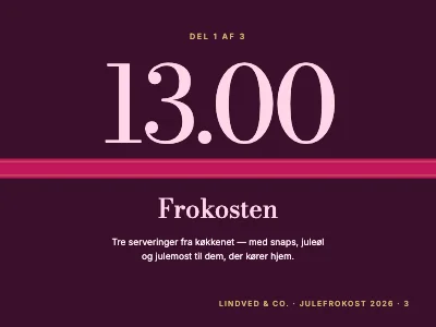 Side 3 af Julefrokost — program for dagen