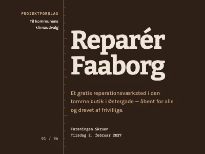 Projektforslag — reparationsværksted