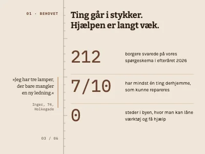 Side 3 af Projektforslag — reparationsværksted