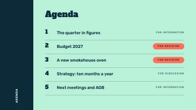 Page 2 of Board meeting — quarterly meeting
