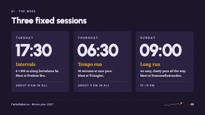 Page 3 of Running club — half-marathon training plan