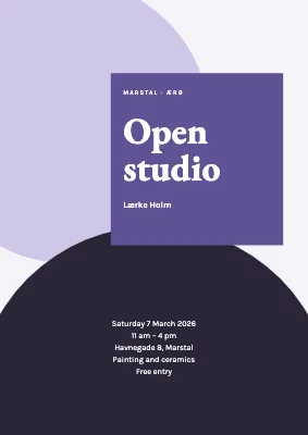 Open studio — Lærke Holm in Marstal