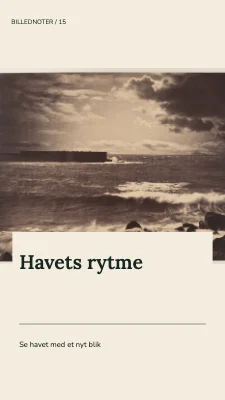 Havets rytme · Panoramakort