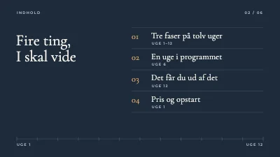 Side 2 af Fitnessprogram — 12 ugers styrkeforløb