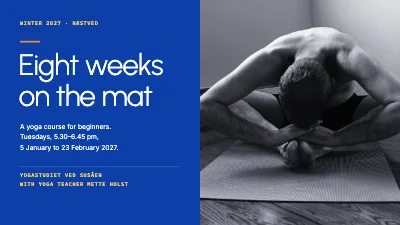 Beginners’ yoga course