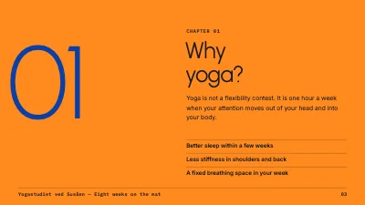 Page 3 of Beginners’ yoga course
