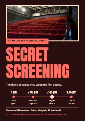 Film club — secret screening