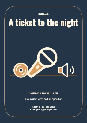 A ticket to the night