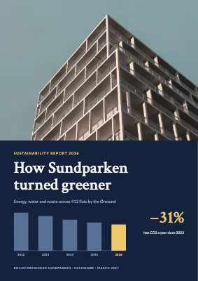 Sustainability report — housing association