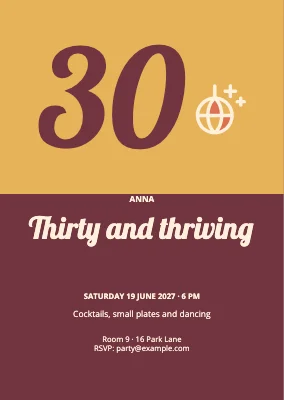 Thirty and thriving