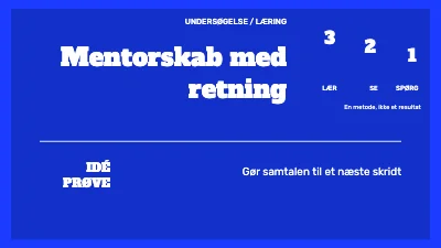 Mentorskab med retning