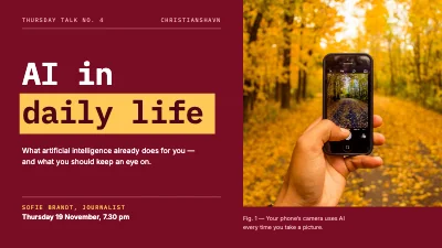 AI in daily life — talk
