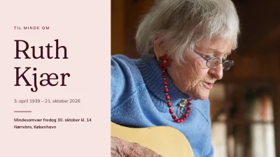 Mindeord — et liv i billeder