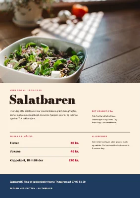 Side 2 af Skolekøkken — ugens madplan