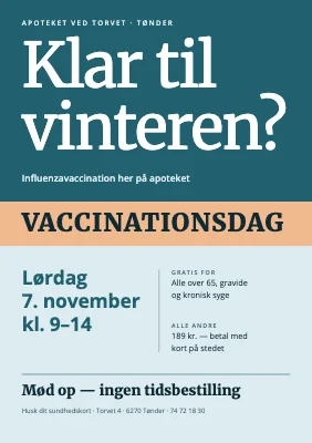 Influenzavaccination — vaccinationsdag