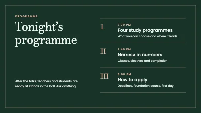 Page 2 of Study programmes — sixth-form information evening