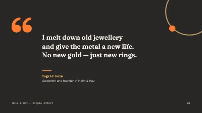 Page 4 of Jewellery collection — retailer presentation