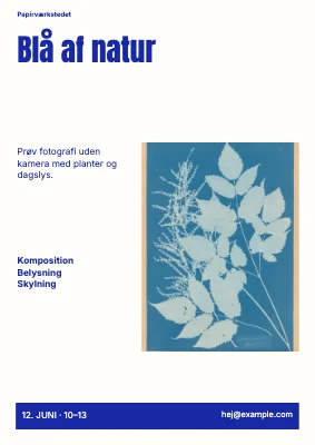 Blå af natur