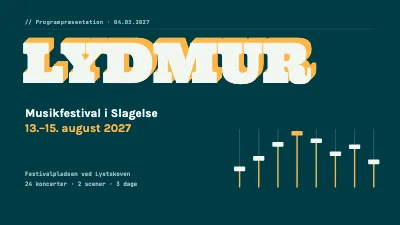 Musikfestival — programpræsentation
