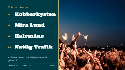 Page 3 of Music festival — programme launch