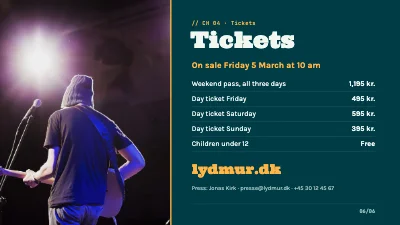 Page 6 of Music festival — programme launch