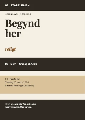 Begynderløb — Startlinjen, København