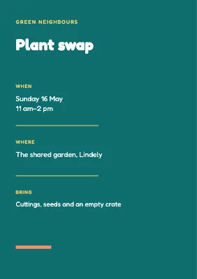 Plant swap