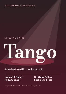 Tangoaften — milonga i spotlys