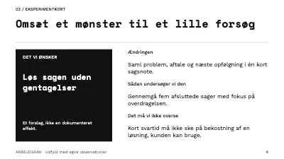 Side 4 af Kundeservice med sammenhæng