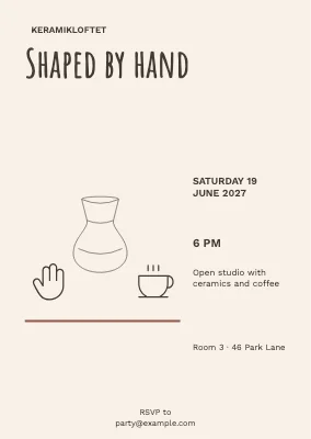 Shaped by hand
