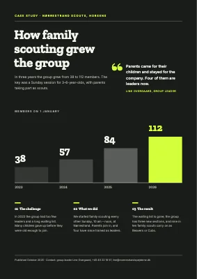 Case study — scout group