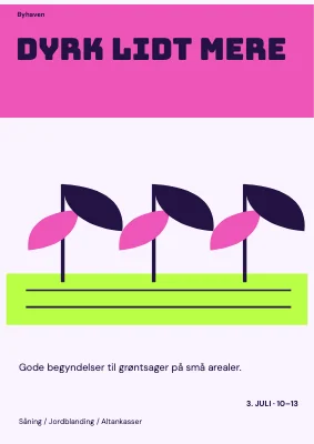 Dyrk lidt mere