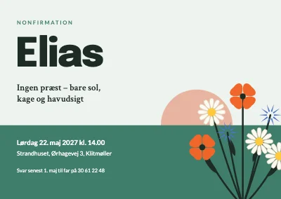Nonfirmation — horisont og markblomster