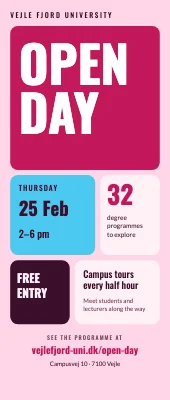 University roll-up — open day