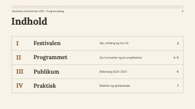 Side 2 af Musikfestival — programoplæg