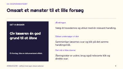 Side 4 af Et nyhedsbrev med retning