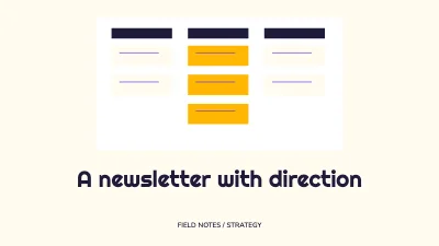 Page 1 of A newsletter with direction