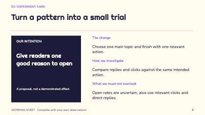 Page 4 of A newsletter with direction