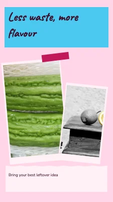 Less waste, more flavour · candy scrapbook