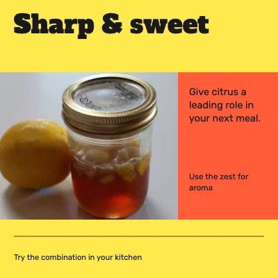 Sharp & sweet · recipe market