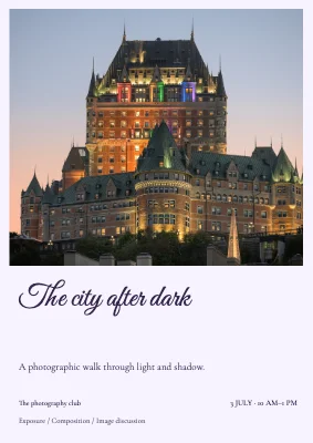 The city after dark
