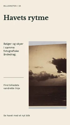 Havets rytme · Magasinopslag