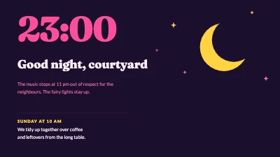 Page 6 of Courtyard summer party — programme