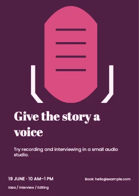 Give the story a voice