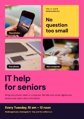 IT help for seniors — Ærøskøbing