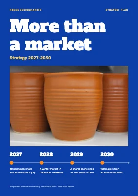 Strategy plan — design market
