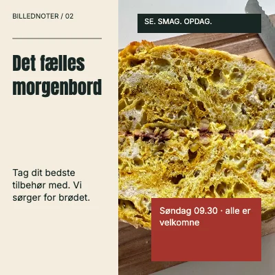 Det fælles morgenbord · Sidemasthead